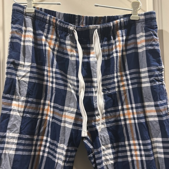 NWOT American Eagle Outfitters Plaid Drawstring Pajama Pants pockets men size M - Picture 1 of 11